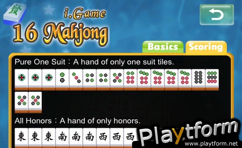 i.Game 16 Mahjong (iPhone/iPod)