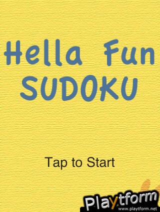 Hella Fun Sudoku (iPhone/iPod)