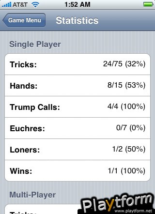 Online Euchre (iPhone/iPod)