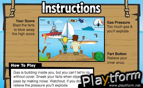 Sneak Fart Game Hide It (iPhone/iPod)