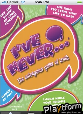 I've Never (iPhone/iPod)