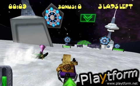 ALIEN SLED RACE 3D (iPhone/iPod)