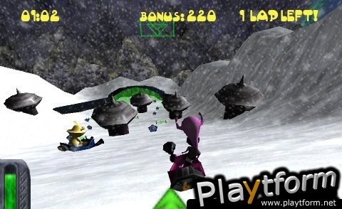 ALIEN SLED RACE 3D (iPhone/iPod)