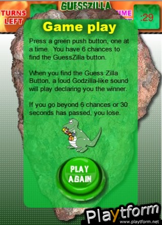 GuessZilla The Game (iPhone/iPod)