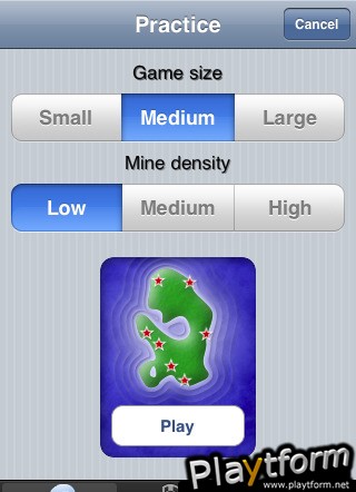 Sweep! : Minesweeper with irregular tiles! (iPhone/iPod)