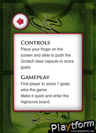 Grolsch Game (iPhone/iPod)