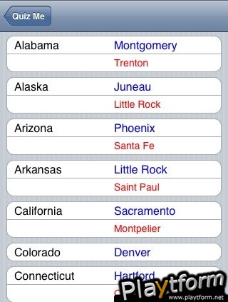 State Capitals (iPhone/iPod)