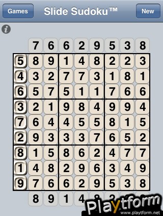 Slide Sudoku (iPhone/iPod)