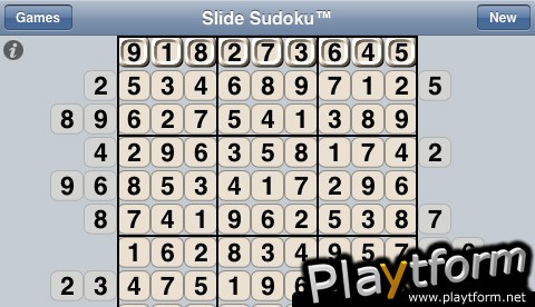 Slide Sudoku (iPhone/iPod)