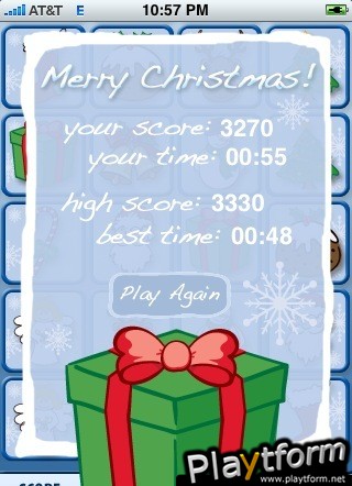 Christmas Memory Match (iPhone/iPod)