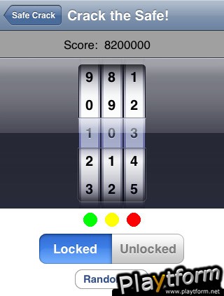 Safe Crack - Puzzle Game (iPhone/iPod)