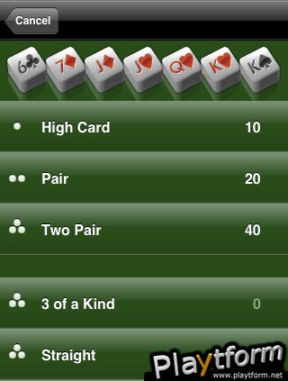 Royal Flush: Poker Dice (iPhone/iPod)