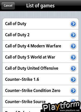 Games Monitor (iPhone/iPod)