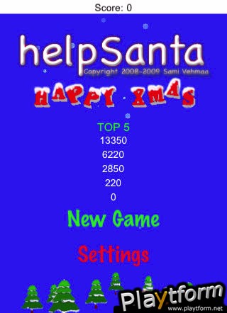 helpSanta christmas holiday game (iPhone/iPod)