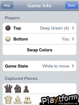 Deep Green Chess (iPhone/iPod)