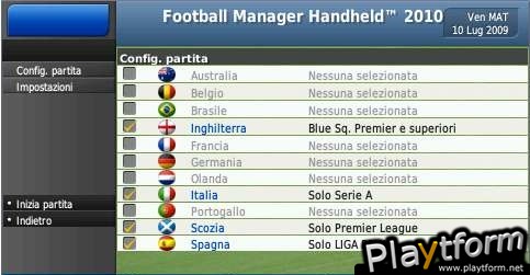 Football Manager Handheld 2010 (PSP)