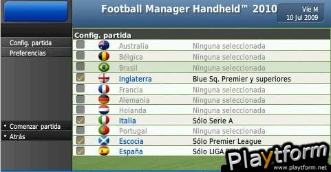 Football Manager Handheld 2010 (PSP)