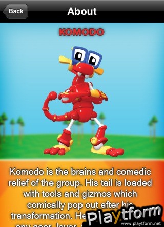 Animal Mechanicals: Memory Match (iPhone/iPod)