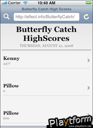 ButterflyCatch (iPhone/iPod)