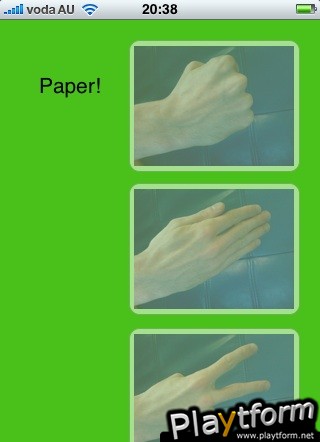 Network Rock Paper Scissors (iPhone/iPod)