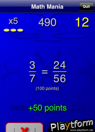 Math Mania (iPhone/iPod)