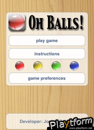 Oh Balls! (iPhone/iPod)