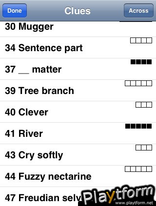 Crosswords Crazy! (iPhone/iPod)