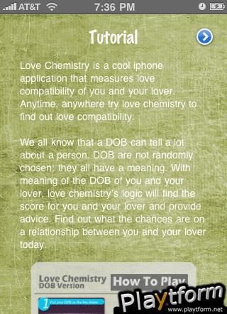 Love Chemistry DOB (iPhone/iPod)