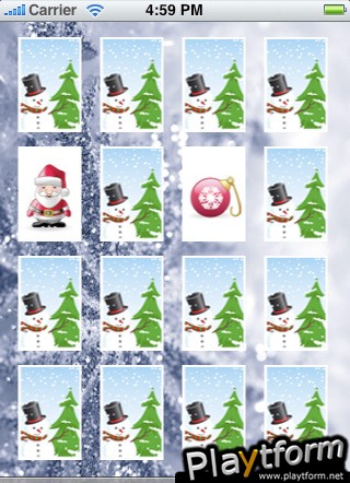 Christmas Memory Game (iPhone/iPod)