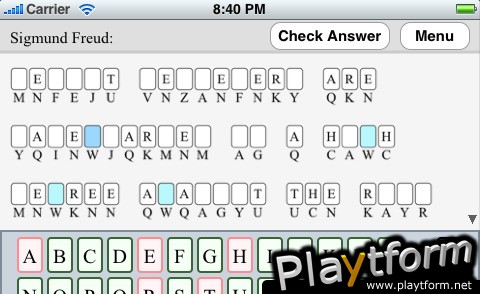 Cryptograms (iPhone/iPod)