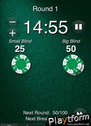 Five-Deuce Poker Tournament Timer (iPhone/iPod)