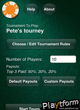 Five-Deuce Poker Tournament Timer (iPhone/iPod)