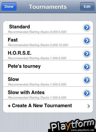 Five-Deuce Poker Tournament Timer (iPhone/iPod)