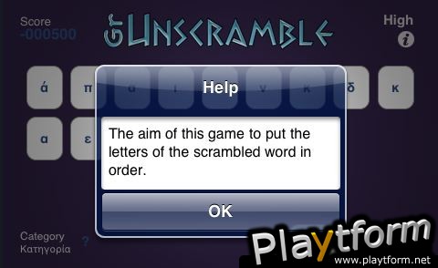 GrUnscramble (iPhone/iPod)