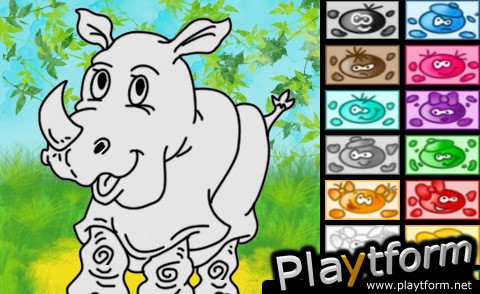 Coloring Book: Creatures (iPhone/iPod)