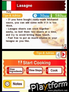 Personal Trainer: Cooking (DS)