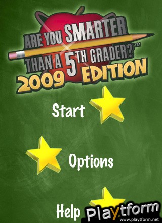 Are You Smarter Than a 5th Grader? 2009 (iPhone/iPod)