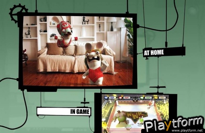 Rayman Raving Rabbids: TV Party (Wii)