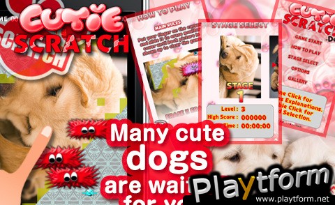 Cutie Scratch -Dogs- (iPhone/iPod)