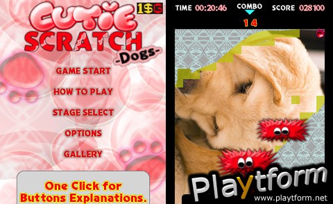 Cutie Scratch -Dogs- (iPhone/iPod)