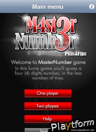 Master Number (iPhone/iPod)