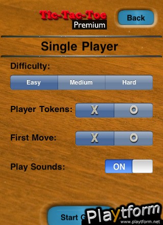 Tic-Tac-Toe Premium (iPhone/iPod)