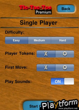 Tic-Tac-Toe Premium (iPhone/iPod)