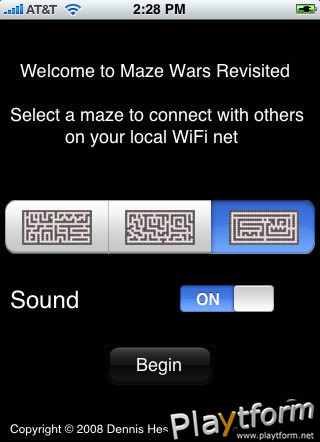 Maze Wars Revisited (iPhone/iPod)