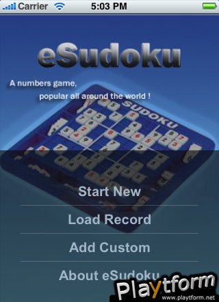 eSudoku (iPhone/iPod)