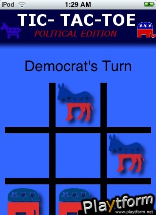 TicTacToe: Political Edition (iPhone/iPod)