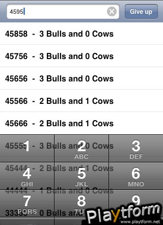 Cows and Bulls (iPhone/iPod)