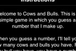 Cows and Bulls (iPhone/iPod)