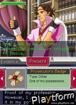 Ace Attorney Investigations: Miles Edgeworth (DS)