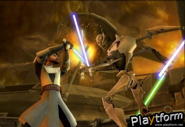 Star Wars The Clone Wars: Lightsaber Duels (Wii)